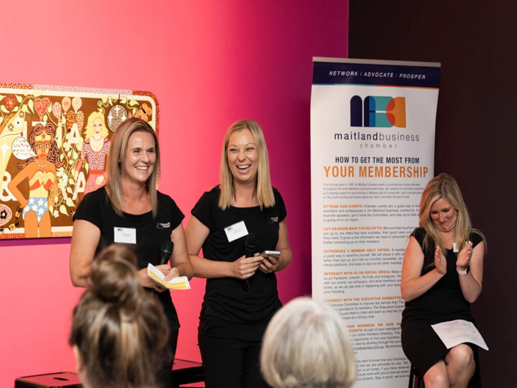 Photo of Balanced Beans Bookkeepers sponsor Maitland Business event